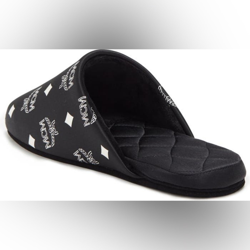 ONE DAY SALE!!! MCM Monogram silk slides Slipper NWB - Picture 2 of 6